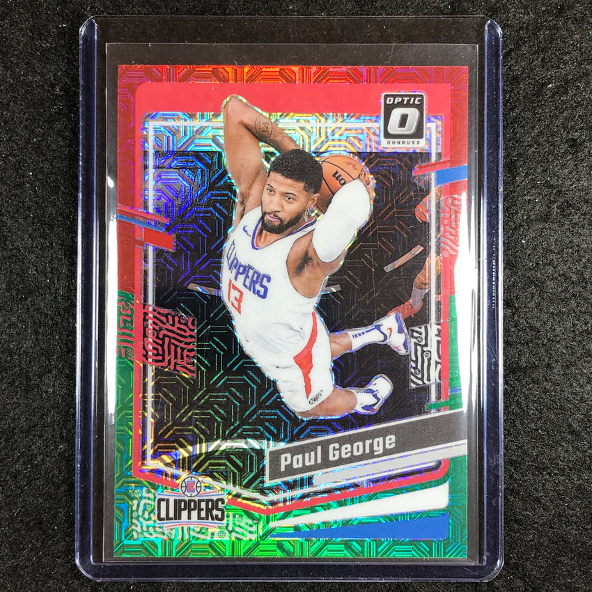 2023-24 Donruss Optic PAUL GEORGE Base Red and Green Choice #157