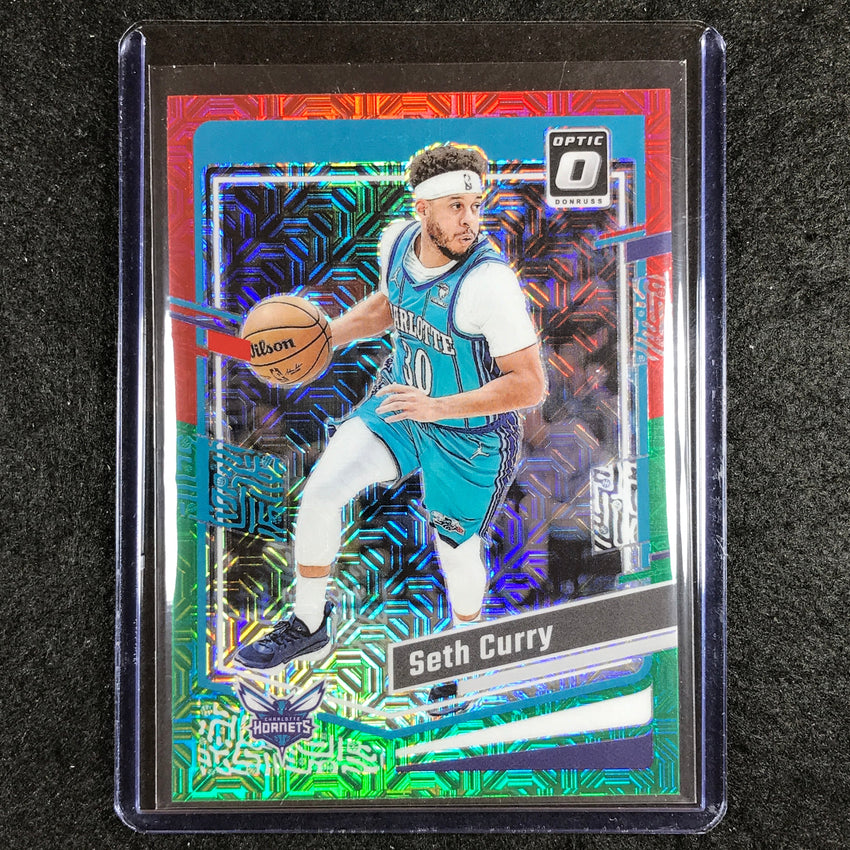 2023-24 Donruss Optic SETH CURRY Base Red and Green Choice #193