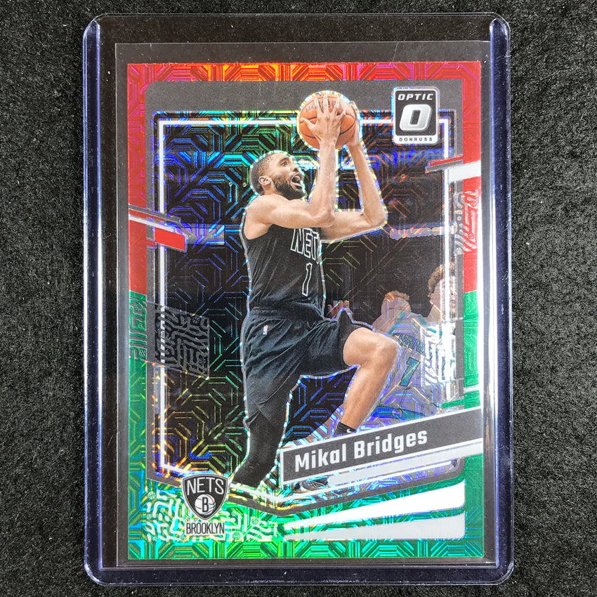 2023-24 Donruss Optic MIKAL BRIDGES Base Red and Green Choice #199