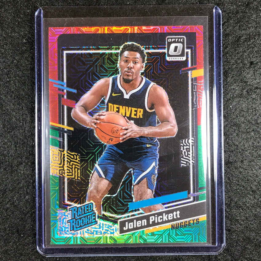2023-24 Donruss Optic JALEN PICKETT Rated Rookie Red and Green Choice #215