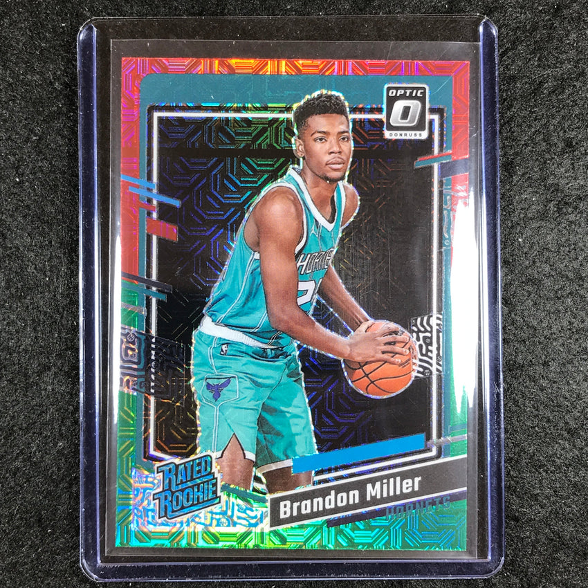 2023-24 Donruss Optic BRANDON MILLER Rated Rookie Red and Green Choice #219