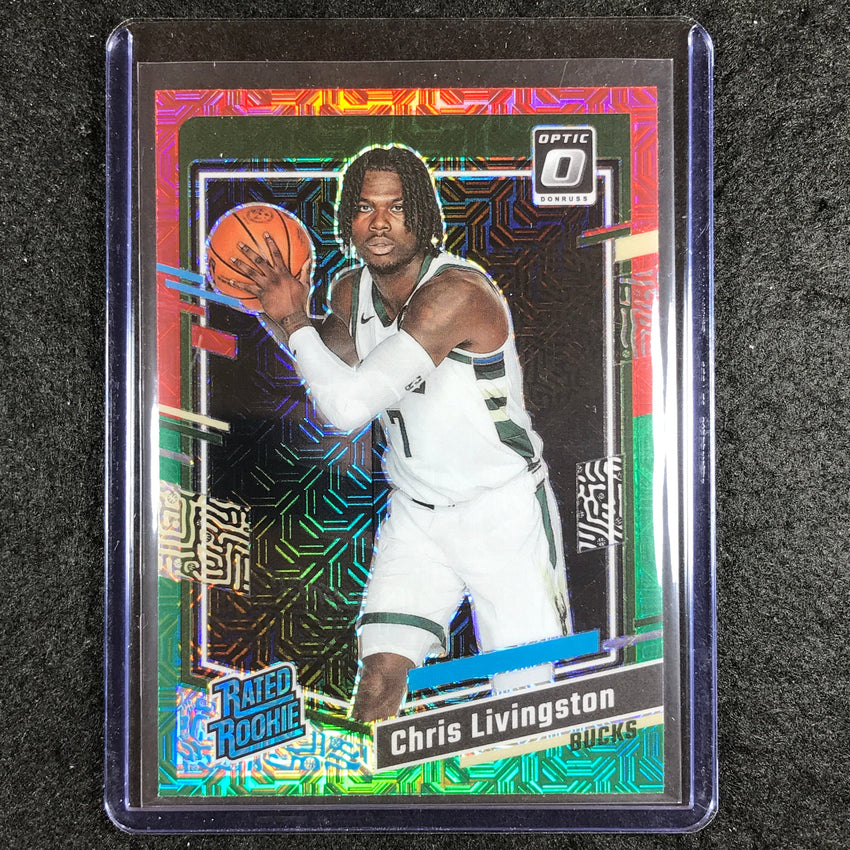 2023-24 Donruss Optic CHRIS LIVINGSTON Rated Rookie Red and Green Choice #222