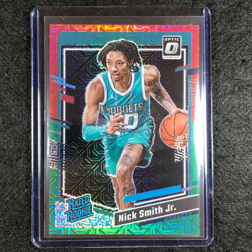 2023-24 Donruss Optic NICK SMITH JR. Rated Rookie Red and Green Choice #224