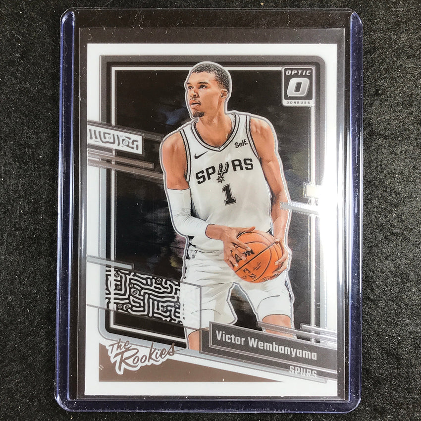 2023-24 Donruss Optic VICTOR WEMBANYAMA The Rookies Base #4