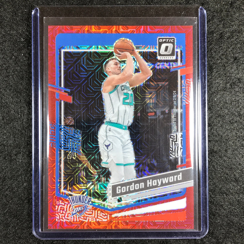 2023-24 Donruss Optic GORDON HAYWARD Base Red Choice 22/88 #48
