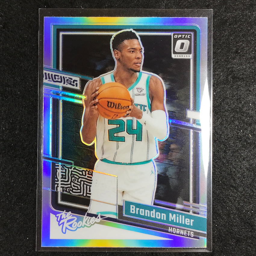 2023-24 Donruss Optic BRANDON MILLER The Rookies Holo Silver #1
