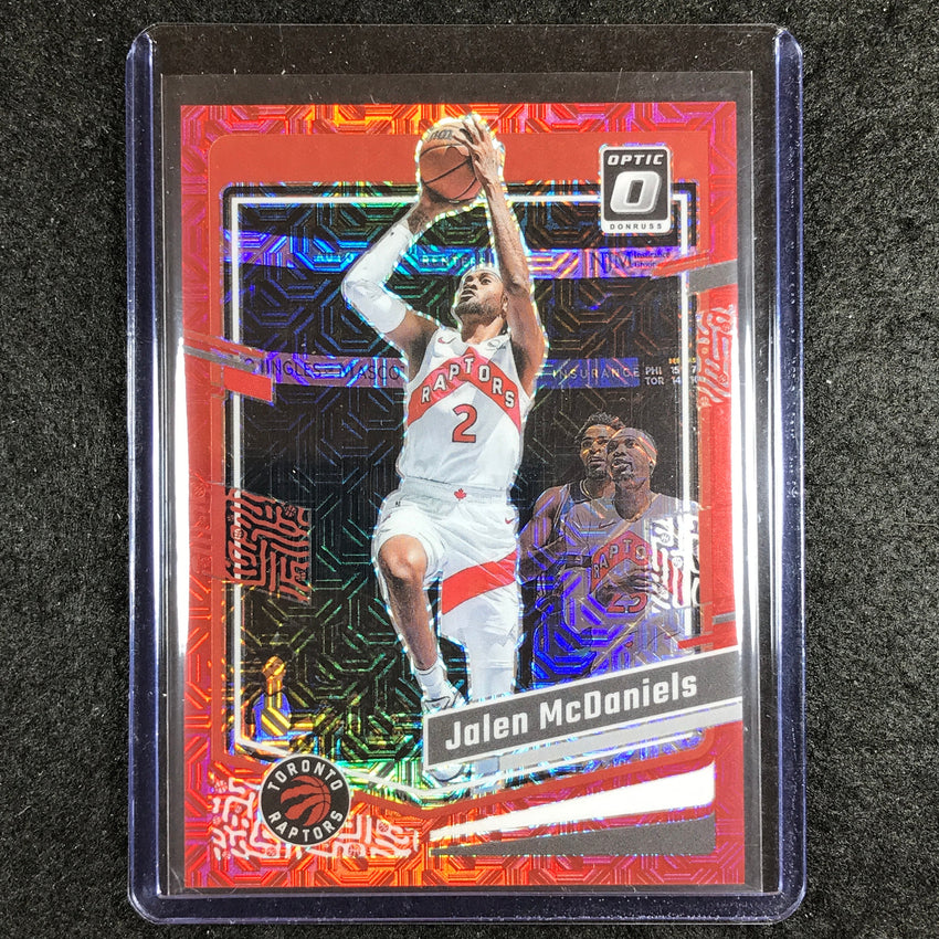 2023-24 Donruss Optic JALEN MCDANIELS Base Red Choice 14/88 #79