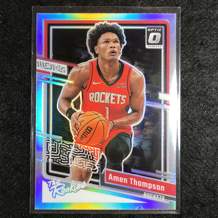 2023-24 Donruss Optic AMEN THOMPSON The Rookies Holo Silver #2