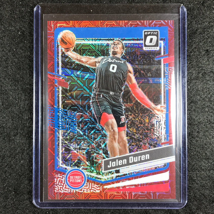 2023-24 Donruss Optic JALEN DUREN Base Red Choice 23/88 #187