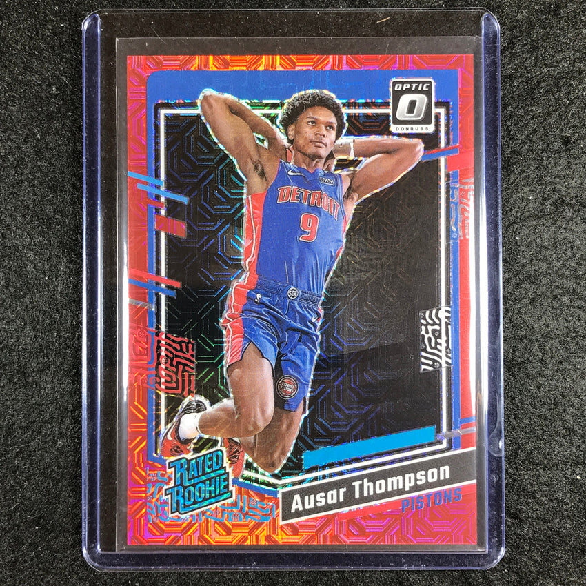 2023-24 Donruss Optic AUSAR THOMPSON Rated Rookie Red Choice 14/88 #235
