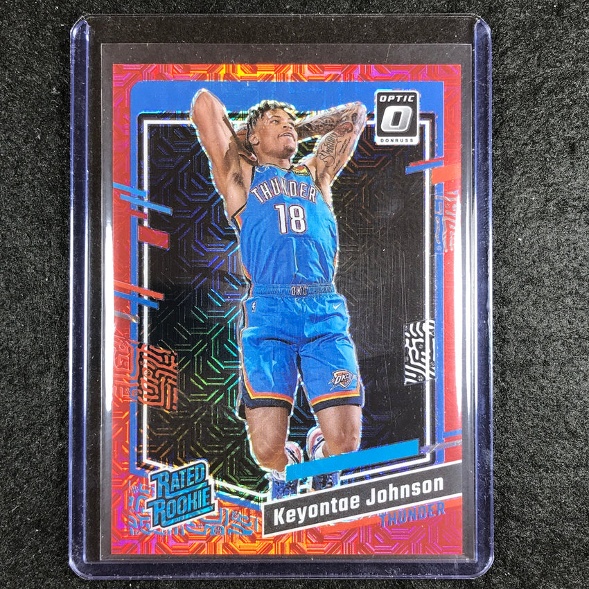 2023-24 Donruss Optic KEYONTAE JOHNSON Rated Rookie Red Choice 16/88 #237