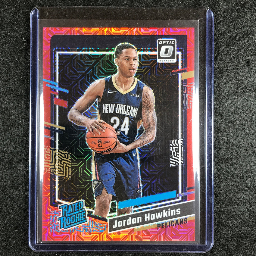 2023-24 Donruss Optic JORDAN HAWKINS Rated Rookie Red Choice 10/88 #238