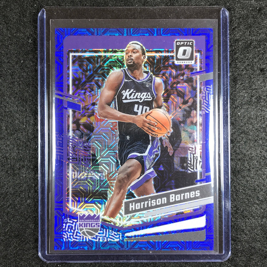 2023-24 Donruss Optic HARRISON BARNES Base Blue Mojo Choice 19/24 #47