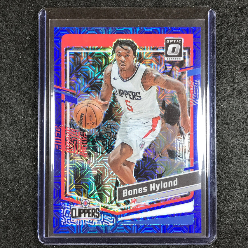 2023-24 Donruss Optic BONES HYLAND Base Blue Mojo Choice 13/24 #50
