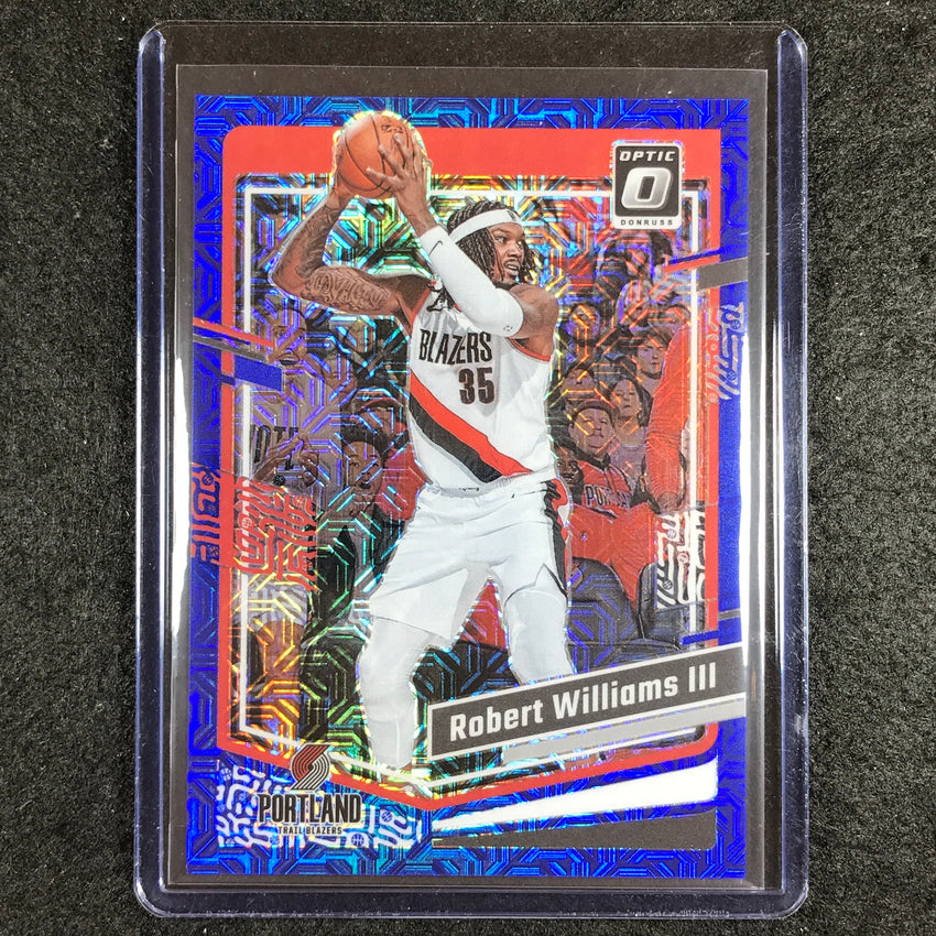 2023-24 Donruss Optic ROBERT WILLIAMS III Base Blue Mojo Choice 8/24 #87