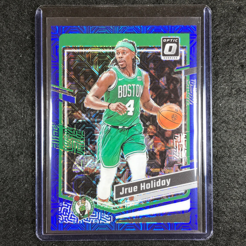 2023-24 Donruss Optic JRUE HOLIDAY Base Blue Mojo Choice 14/24 #117