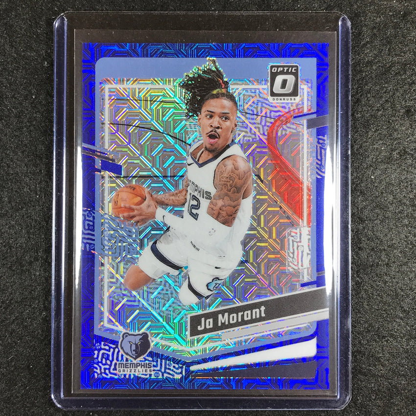 2023-24 Donruss Optic JA MORANT Base Blue Mojo Choice 14/24 #190