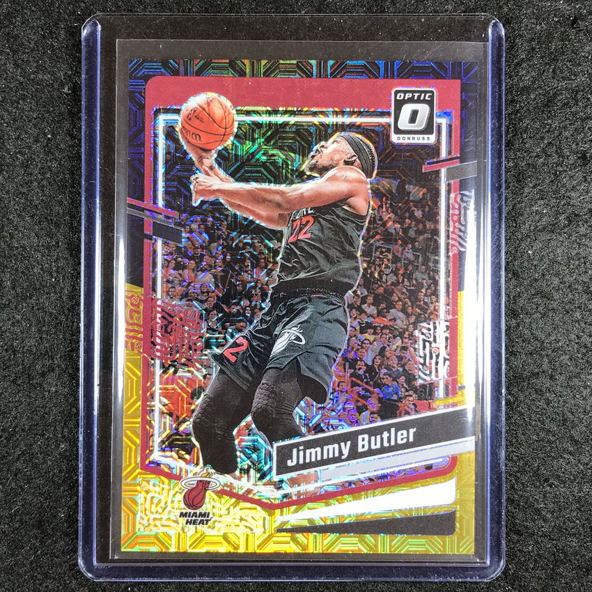 2023-24 Donruss Optic JIMMY BUTLER Base Black Gold Choice 5/8