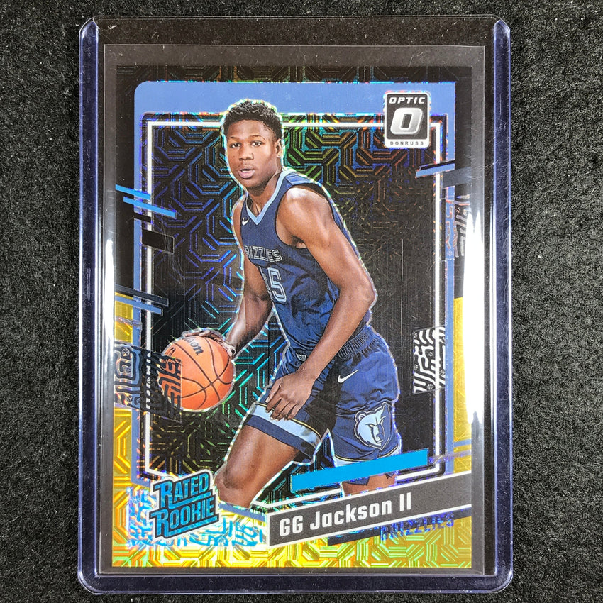 2023-24 Donruss Optic GG JACKSON II Rated Rookie Black Gold Choice 2/8