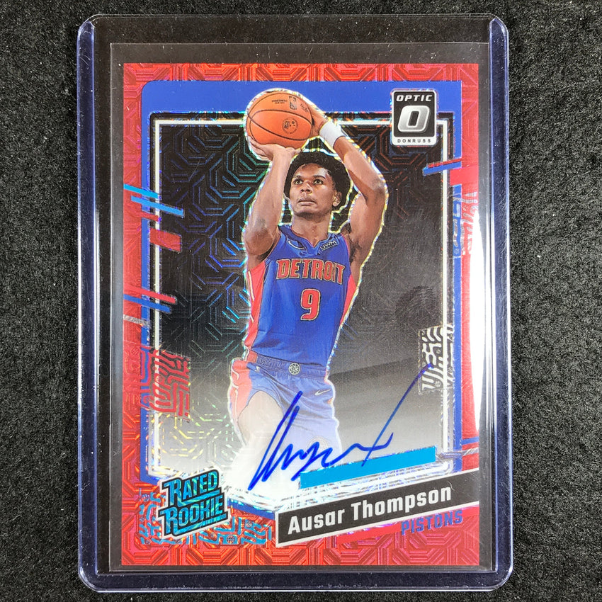 2023-24 Donruss Optic AUSAR THOMPSON Rated Rookie Auto Choice #255