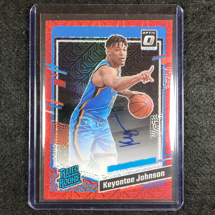 2023-24 Donruss Optic KEYONTAE JOHNSON Rated Rookie Auto Choice #272