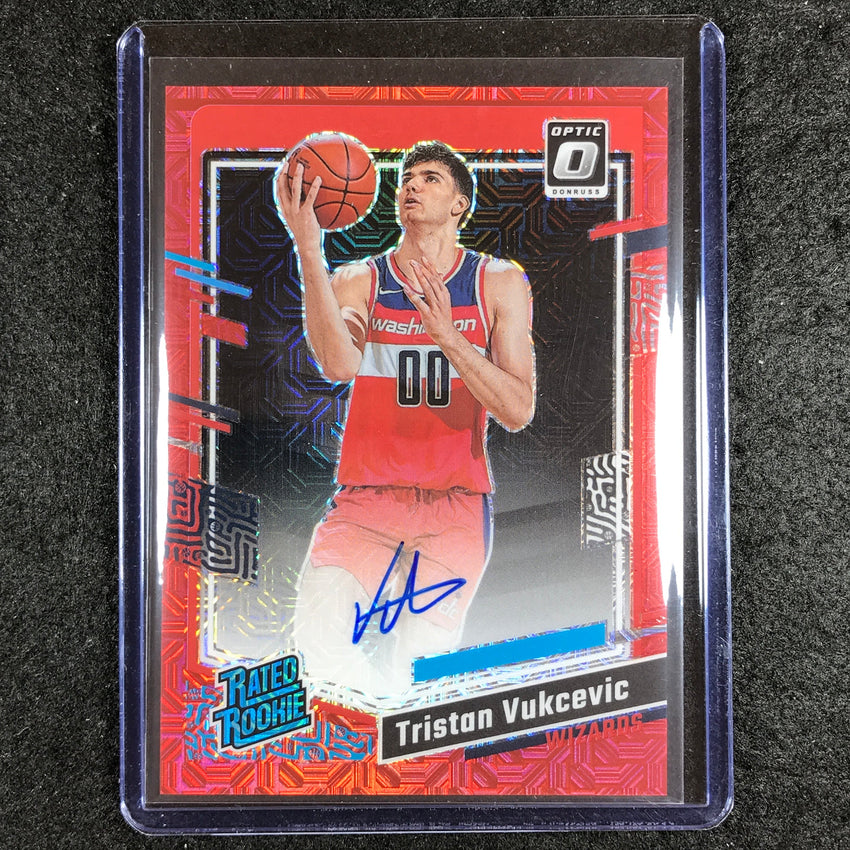 2023-24 Donruss Optic TRISTAN VUKCEVIC Rated Rookie Auto Choice #273