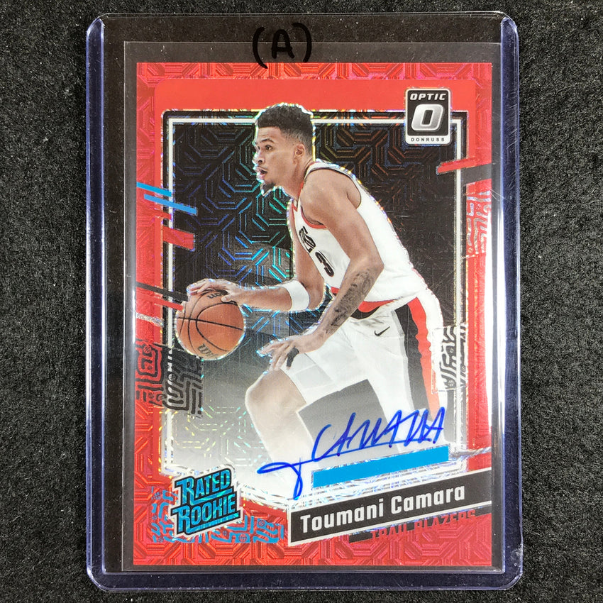 2023-24 Donruss Optic TOUMANI CAMARA Rated Rookie Auto Choice #282 (A)
