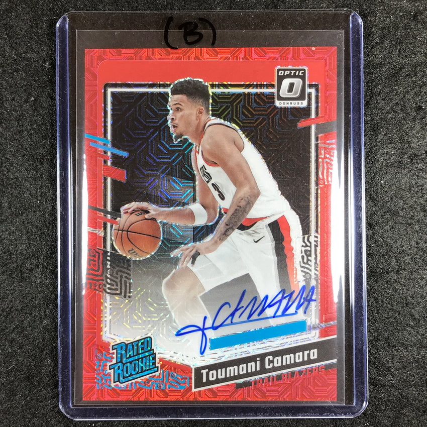 2023-24 Donruss Optic TOUMANI CAMARA Rated Rookie Auto Choice #282 (B)
