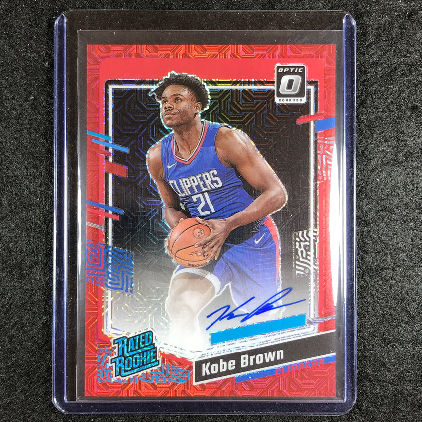 2023-24 Donruss Optic KOBE BROWN Rated Rookie Auto Choice #284