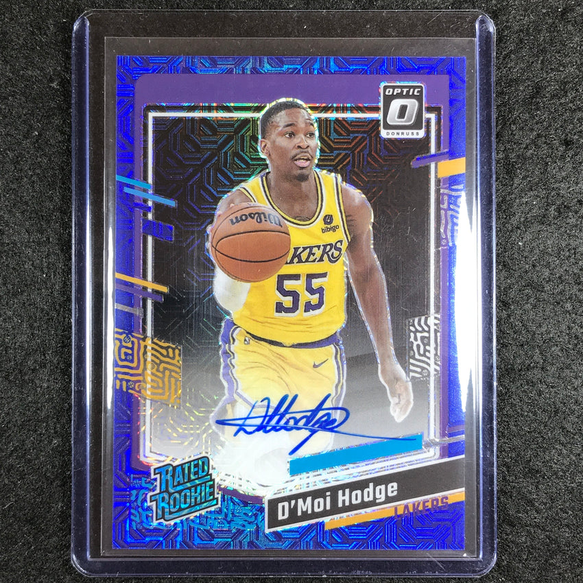2023-24 Donruss Optic D'MOI HODGE Rated Rookie Auto Blue Mojo Choice 1/24