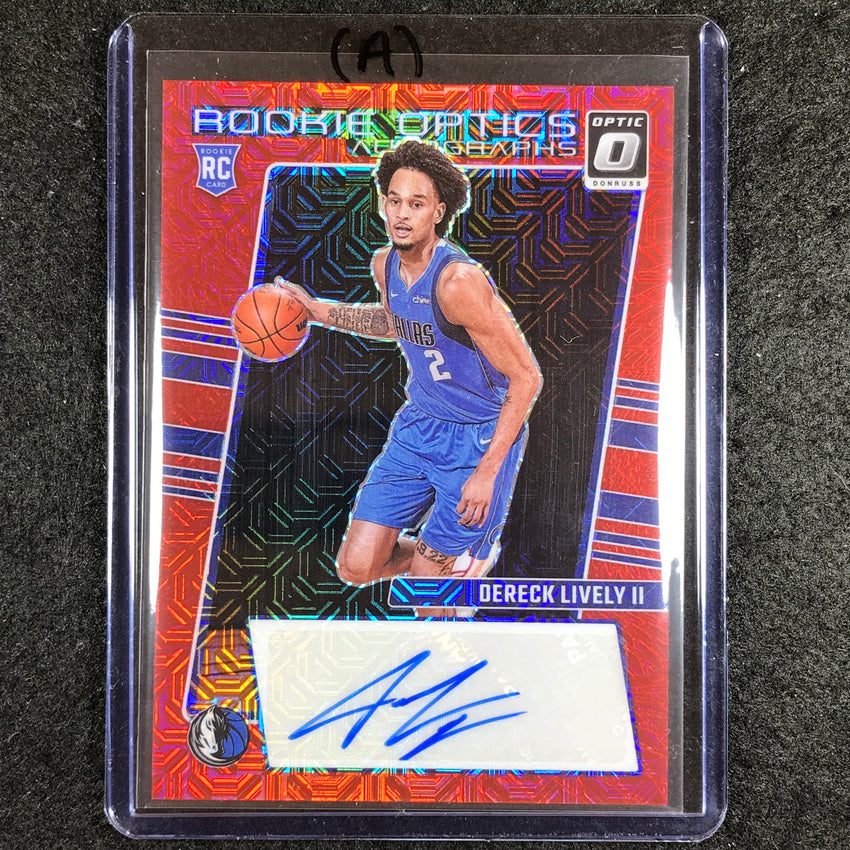 2023-24 Donruss Optic DERECK LIVELY II Rookie Optics Auto Choice #LIV (A)