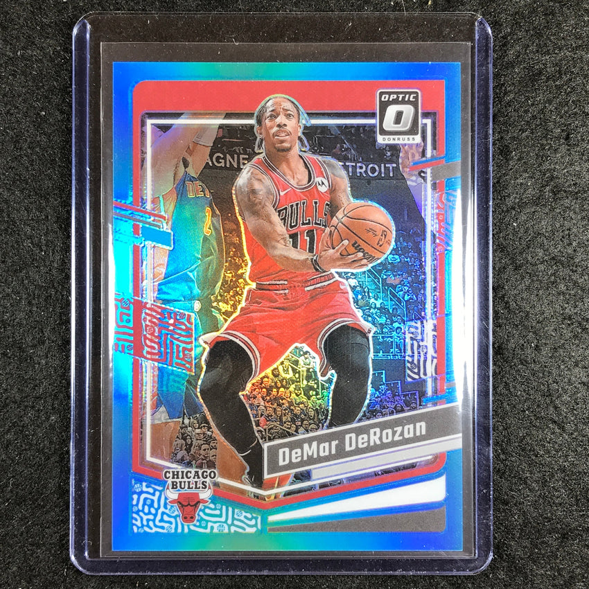 2023-24 Donruss Optic DEMAR DEROZAN Base Aqua /249 #43