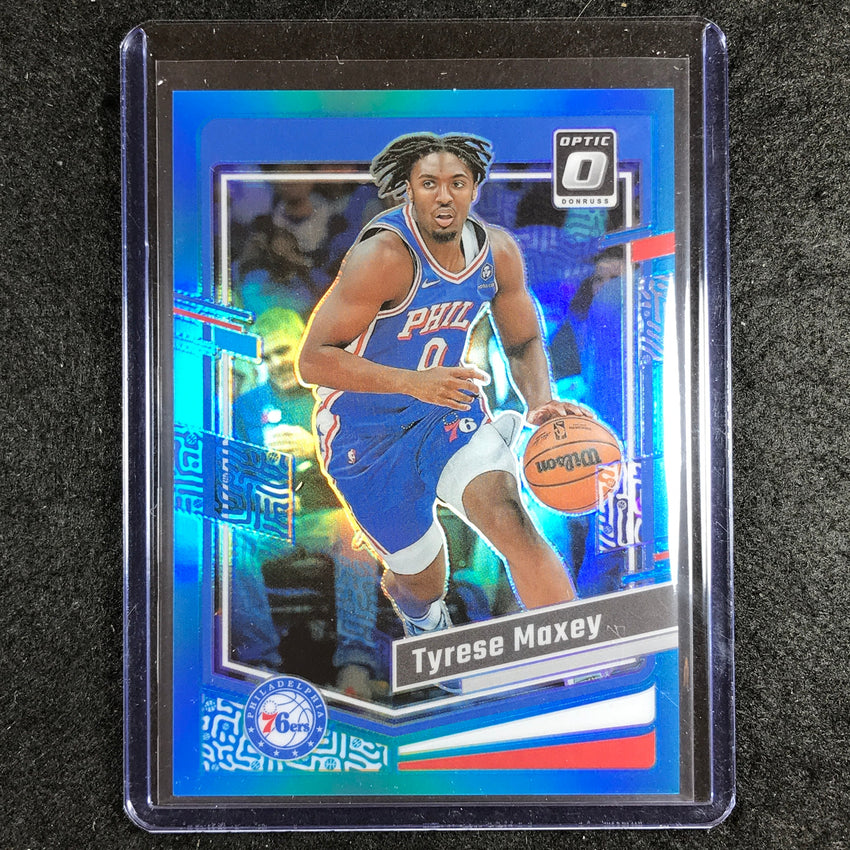 2023-24 Donruss Optic TYRESE MAXEY Base Aqua /249 #70