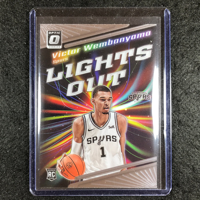 2023-24 Donruss Optic VICTOR WEMBANYAMA Lights Out Rookie Base #4