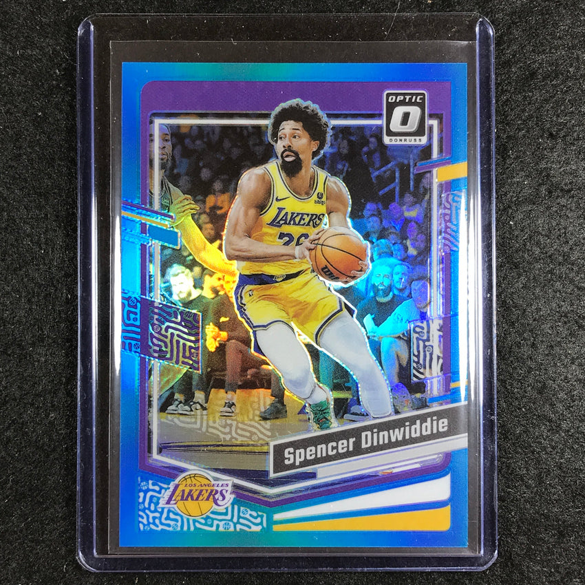 2023-24 Donruss Optic SPENCER DINWIDDIE Base Aqua /249 #108