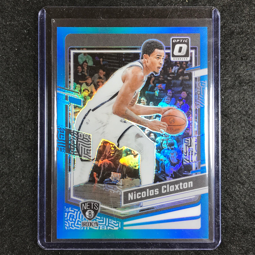 2023-24 Donruss Optic NICOLAS CLAXTON Base Aqua /249 #148