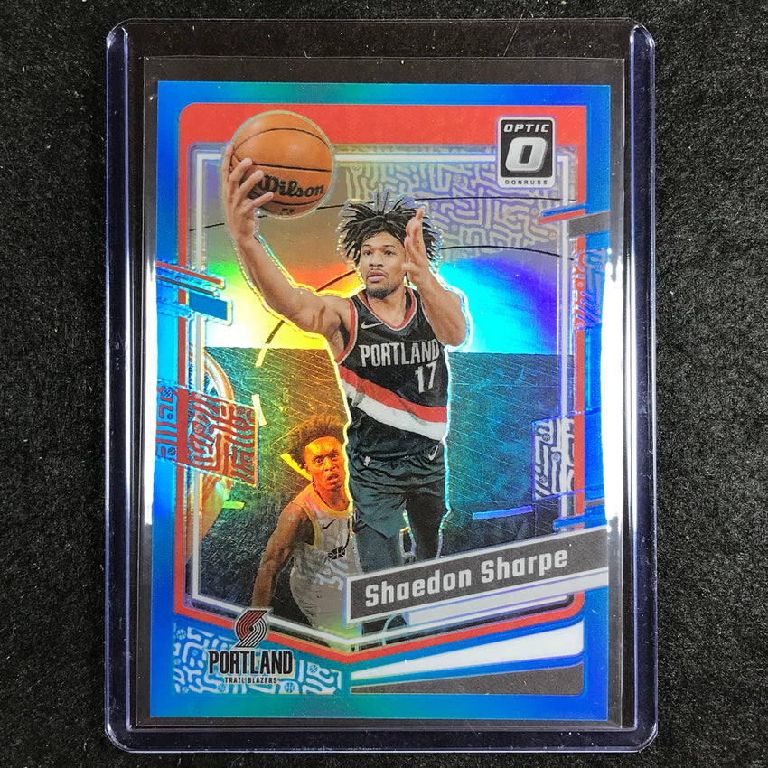 2023-24 Donruss Optic SHAEDON SHARPE Base Aqua /249 #170
