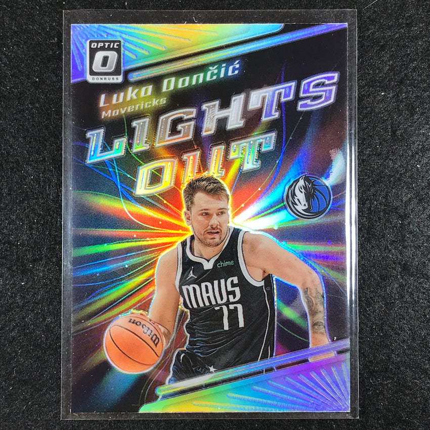 2023-24 Donruss Optic LUKA DONCIC Lights Out Holo Silver #3
