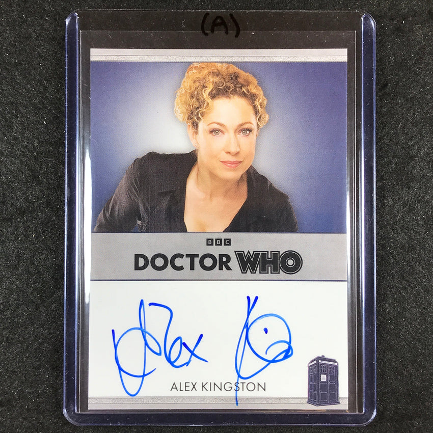 2024 Doctor Who Series 5-7 ALEX KINGSTON AS RIVER SONG Bordered Auto (A)