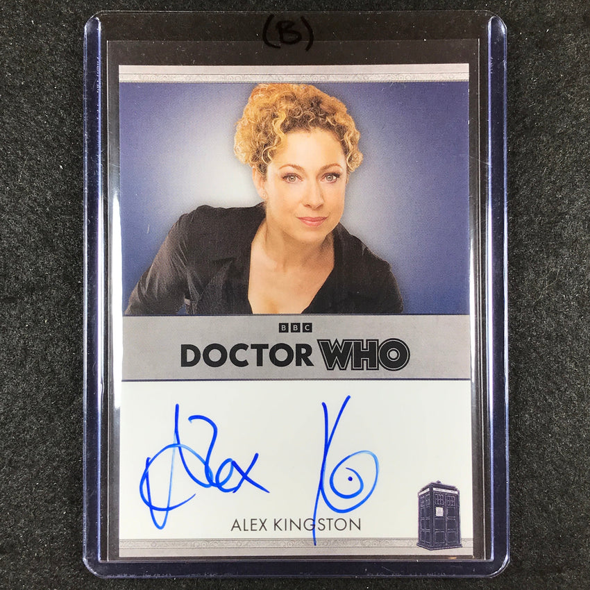 2024 Doctor Who Series 5-7 ALEX KINGSTON AS RIVER SONG Bordered Auto (B)