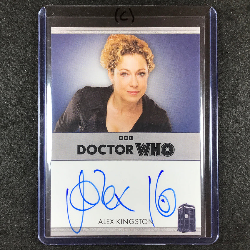 2024 Doctor Who Series 5-7 ALEX KINGSTON AS RIVER SONG Bordered Auto (C)