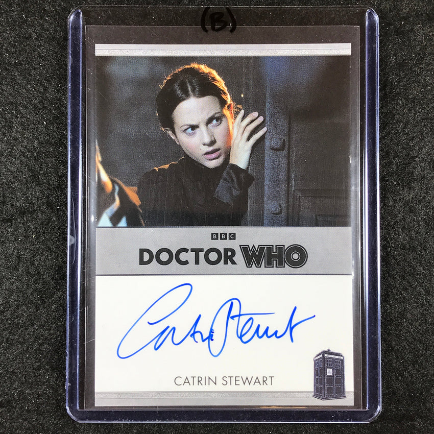 2024 Doctor Who Series 5-7 CATRIN STEWART AS JENNY FLINT Bordered Auto (B)