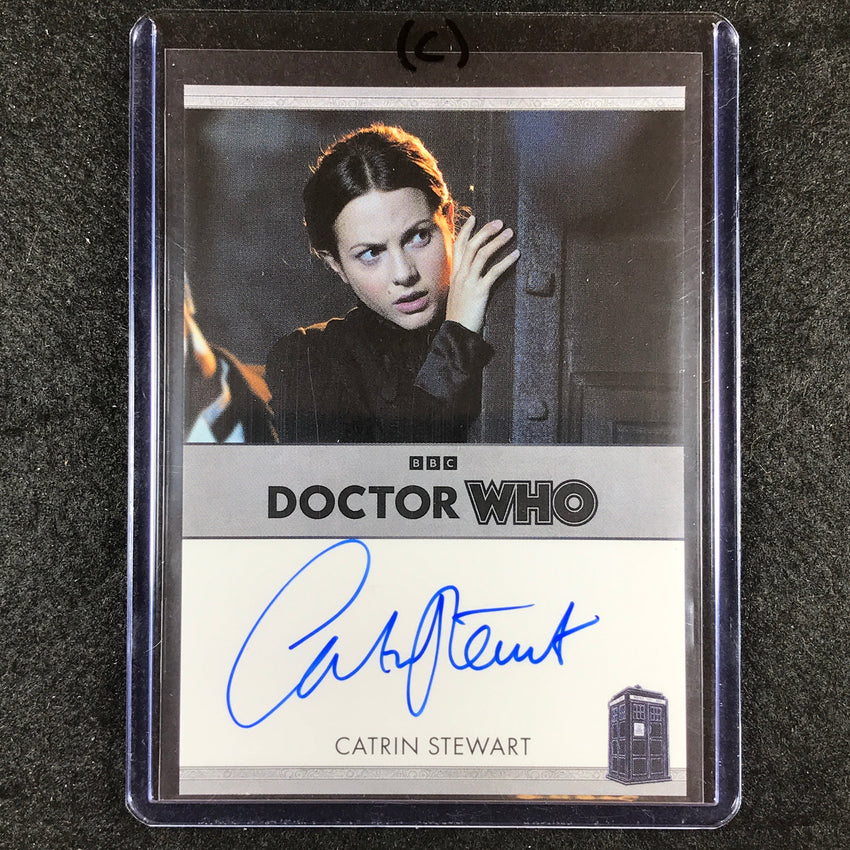 2024 Doctor Who Series 5-7 CATRIN STEWART AS JENNY FLINT Bordered Auto (C)