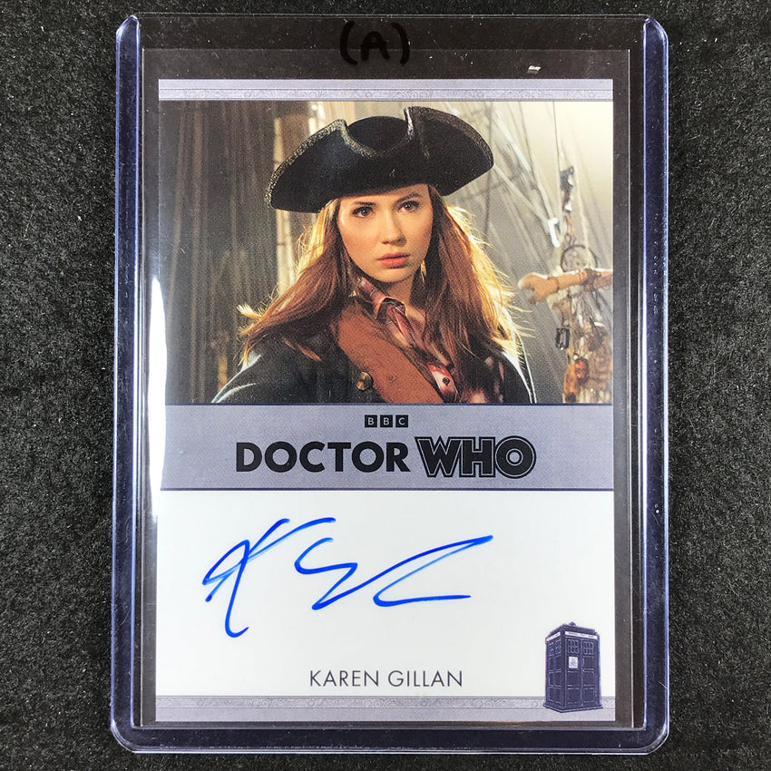 2024 Doctor Who Series 5-7 KAREN GILLAN AS AMY POND Bordered Auto (A)
