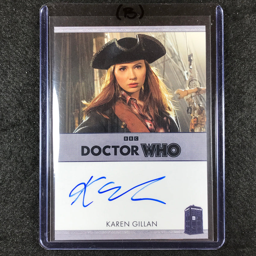 2024 Doctor Who Series 5-7 KAREN GILLAN AS AMY POND Bordered Auto (B)