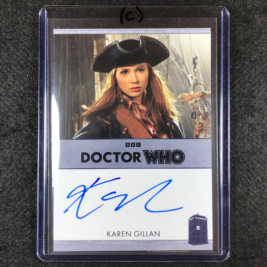 2024 Doctor Who Series 5-7 KAREN GILLAN AS AMY POND Bordered Auto (C)