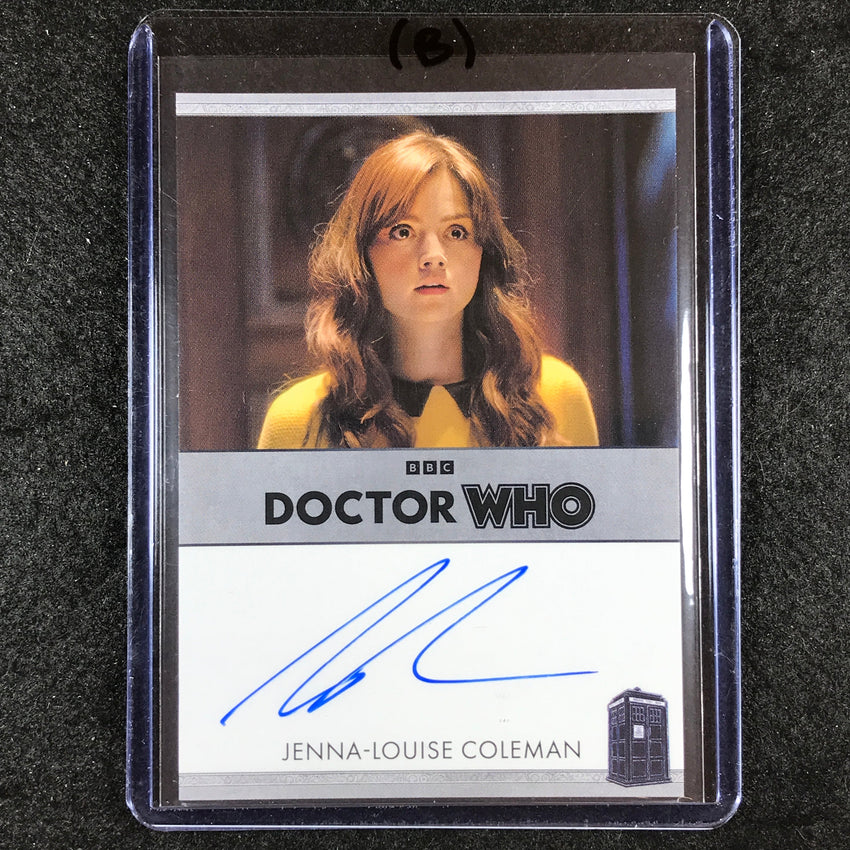 2024 Doctor Who Series 5-7 JENNA-LOUISE COLEMAN CLARA OSWALD Bordered Auto (B)
