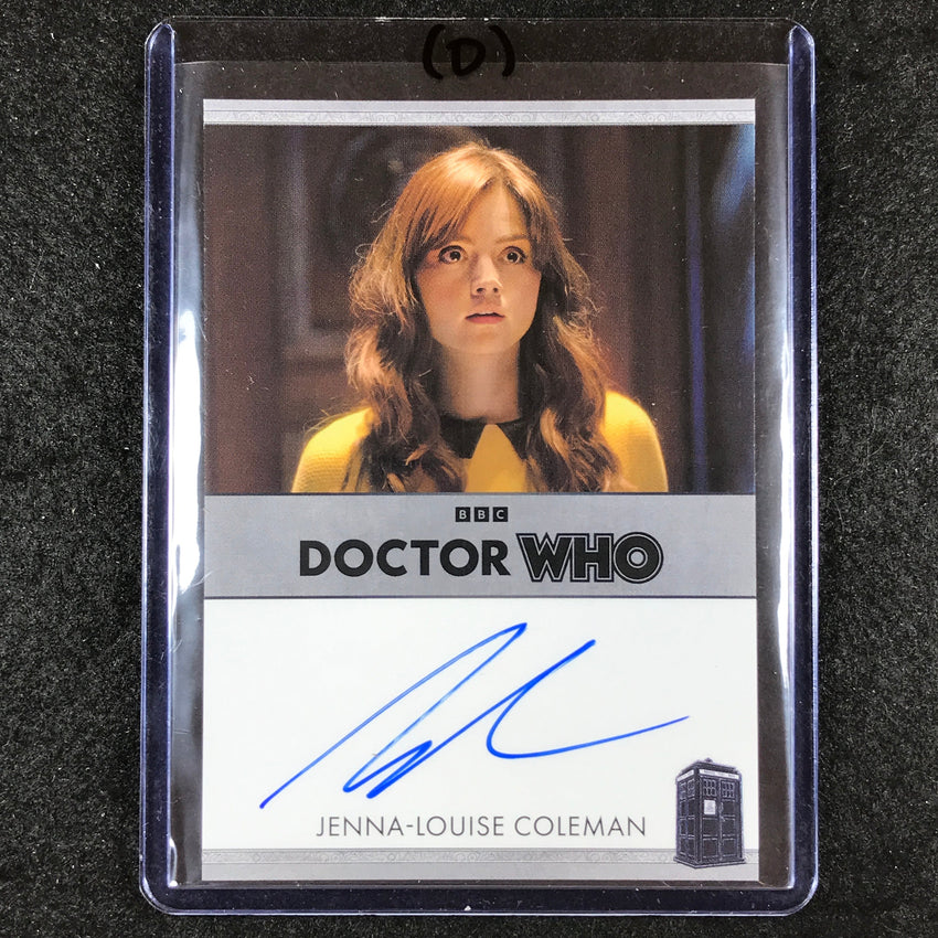 2024 Doctor Who Series 5-7 JENNA-LOUISE COLEMAN CLARA OSWALD Bordered Auto (D)