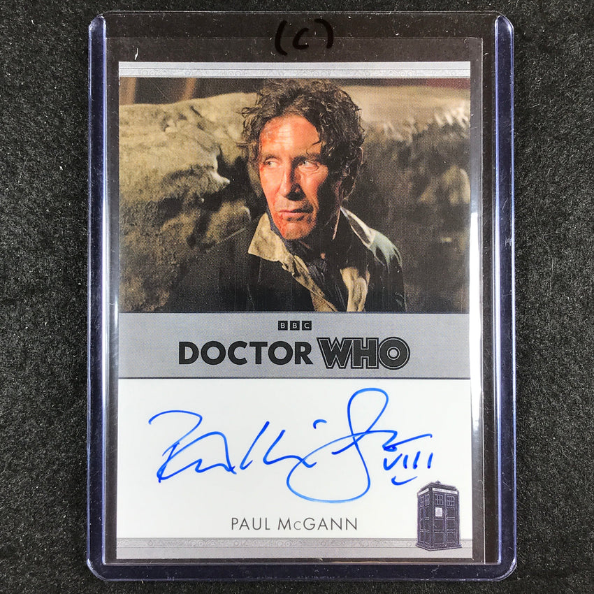 2024 Doctor Who Series 5-7 PAUL MCGANN AS THE DOCTOR Bordered Auto (C)