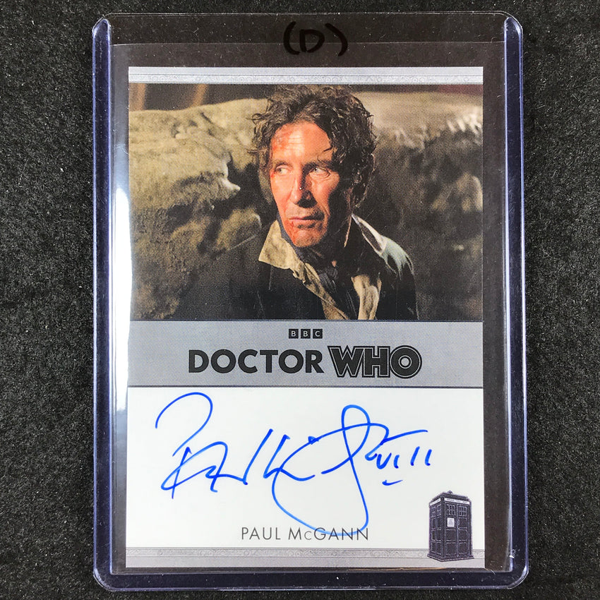 2024 Doctor Who Series 5-7 PAUL MCGANN AS THE DOCTOR Bordered Auto (D)